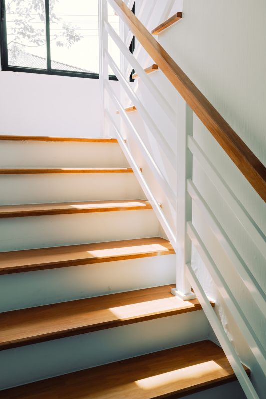 Curved Staircase Installation in Kansas City, KS