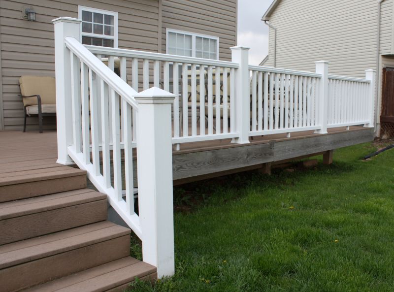 Front Porch Railing Installation