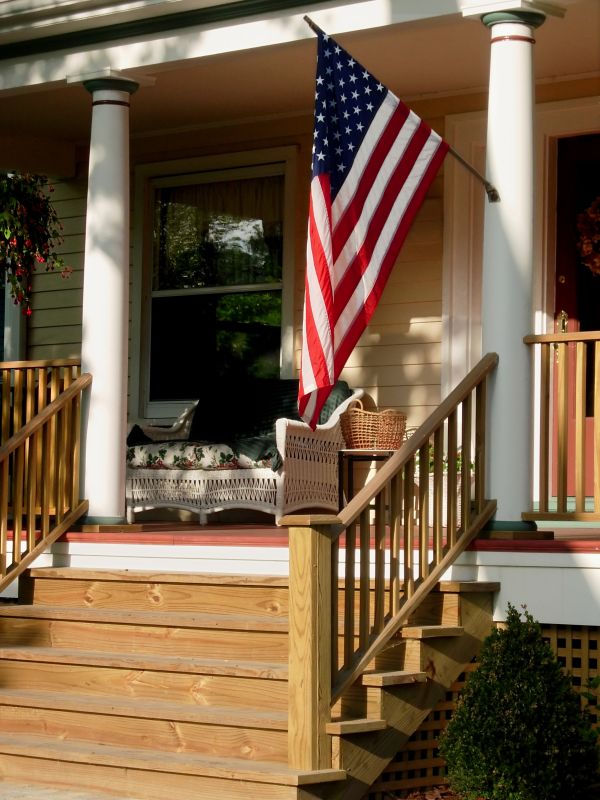 Front Porch Railing Installation