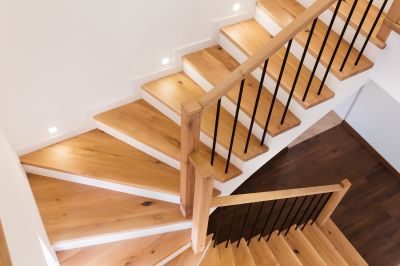 Oak Stairs Installation in Olathe, KS